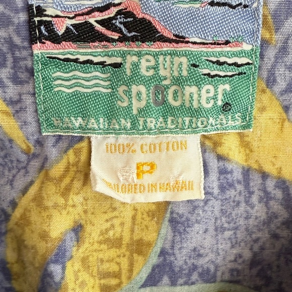 Vintage 90’s Reyn Spooner Cotton Jumpsuit Sz P - Picture 8 of 11